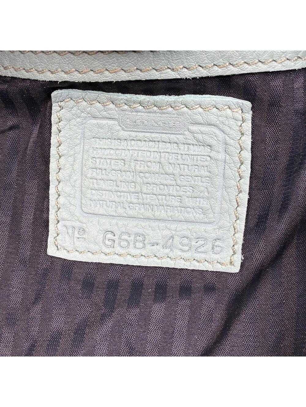 Vintage Coach Sonoma Drawstring Bucket Bag 4926 Mint Green Leather USA - Picture 14 of 15
